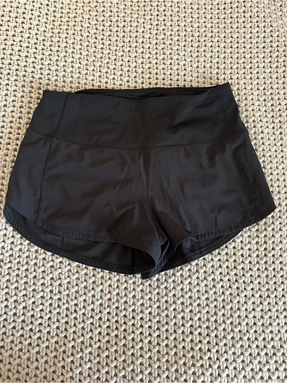Black Lululemon Athletic Shorts 2” inseam Sz6
